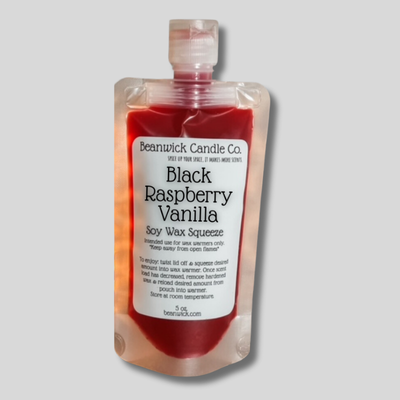 a bottle of black raspberry vanilla soap