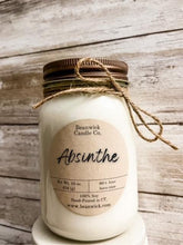 Load image into Gallery viewer, Soy Candle Mason Jar | Hand Poured 16 oz Long Burn Candle With Woodsy Scent