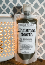 Load image into Gallery viewer, Christmas Hearth / Soy Wax Squeeze Pouch / Infused with Mica / Viral / Trending / Wax Melts