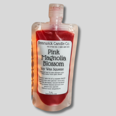 a bottle of pink magnanolia blossom