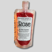 Load image into Gallery viewer, a close up of a bottle of rose soap