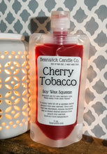 Load image into Gallery viewer, Cherry Tobacco / Soy Wax Squeeze Pouch / Infused with Mica / Viral / Trending / Wax Melts