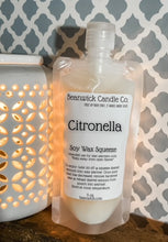 Load image into Gallery viewer, Citronella / Soy Wax Squeeze Pouch / Infused with Mica / Viral / Trending / Wax Melts