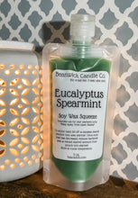 Load image into Gallery viewer, Eucalyptus Spearmint / Soy Wax Squeeze Pouch / Infused with Mica / Viral / Trending / Wax Melts