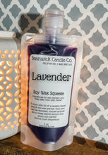 Load image into Gallery viewer, Lavender / Soy Wax Squeeze Pouch / Infused with Mica / Viral / Trending / Wax Melts