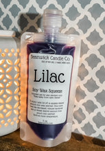 Load image into Gallery viewer, Lilac / Soy Wax Squeeze Pouch / Infused with Mica / Viral / Trending / Wax Melts