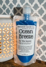 Load image into Gallery viewer, Ocean Breeze / Soy Wax Squeeze Pouch / Infused with Mica / Viral / Trending / Wax Melts