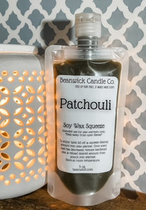 Patchouli / Soy Wax Squeeze Pouch / Infused with Mica / Viral / Trending / Wax Melts