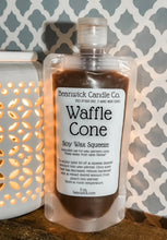 Load image into Gallery viewer, Waffle Cone / Soy Wax Squeeze Pouch / Infused with Mica / Viral / Trending / Wax Melts