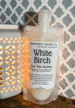 Load image into Gallery viewer, White Birch / Soy Wax Squeeze Pouch / Infused with Mica / Viral / Trending / Wax Melts