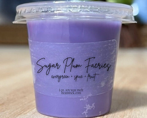 Sugar Plum Faeries / Pop-Out Soy Wax Melt / Infused with Mica / Wax Melts