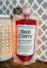 Load image into Gallery viewer, Black Cherry / Soy Wax Squeeze Pouch / Infused with Mica / Viral / Trending / Wax Melts