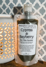 Load image into Gallery viewer, Cypress &amp; Bayberry / Soy Wax Squeeze Pouch / Infused with Mica / Viral / Trending / Wax Melts