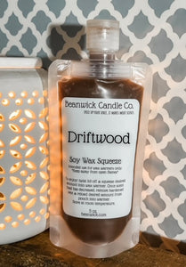 Driftwood / Soy Wax Squeeze Pouch / Infused with Mica / Viral / Trending / Wax Melts