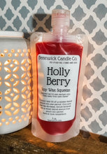 Load image into Gallery viewer, Holly Berry / Soy Wax Squeeze Pouch / Infused with Mica / Viral / Trending / Wax Melts