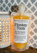 Load image into Gallery viewer, Monkey Toots / Soy Wax Squeeze Pouch / Infused with Mica / Viral / Trending / Wax Melts