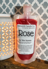 Load image into Gallery viewer, Rose / Soy Wax Squeeze Pouch / Infused with Mica / Viral / Trending / Wax Melts