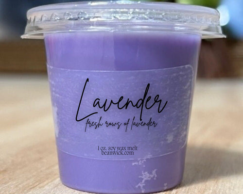 Lavender / Pop-Out Soy Wax Melt / Infused with Mica / Wax Melts