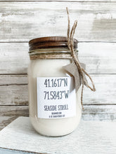 Load image into Gallery viewer, Block Island, CHOOSE A SCENT, Soy Candle, Scented Candle, Wax Melts, Farmhouse Decor, All Natural, Top Selling, Gifts, Mason Jar