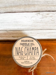 NAG CHAMPA Soy Candle in Mason Jar Unique Gift – Beanwick