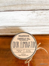Load image into Gallery viewer, ODOR ELIMINATOR Soy Candle in Mason Jar Unique Gift