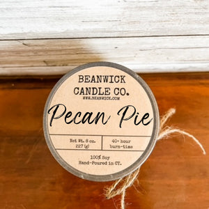 PECAN PIE Soy Candle in Mason Jar Unique Gift