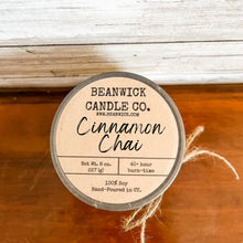 Load image into Gallery viewer, CINNAMON CHAI Soy Candle in Mason Jar Unique Gift