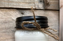 Load image into Gallery viewer, LEATHER Soy Candle in Mason Jar Unique Gift