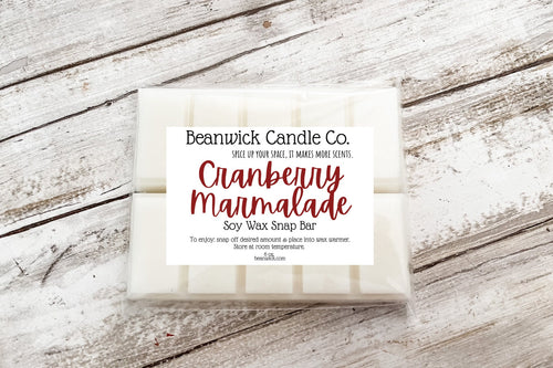 1 pack (2 bars) CRANBERRY MARMALADE Soy Wax Melts Unique Gifts